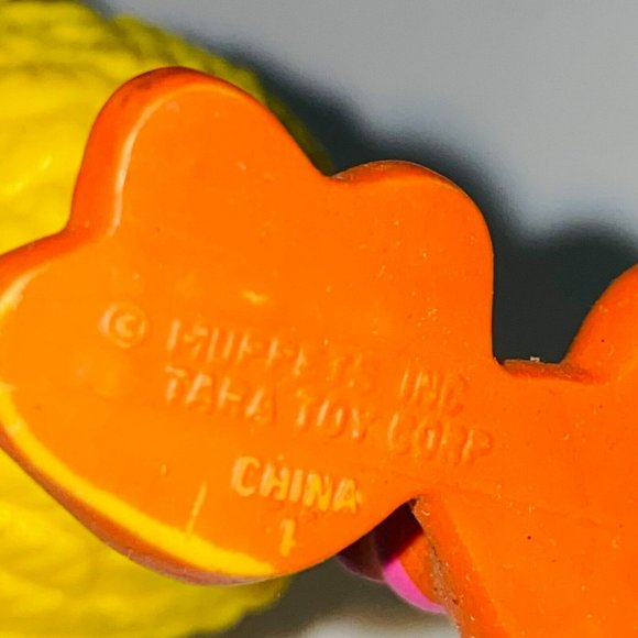 Muppets Inc Tara Toy Big Bird Sesame Street Muppet Yellow Blue Hat Kids Toy - Picture 5 of 5